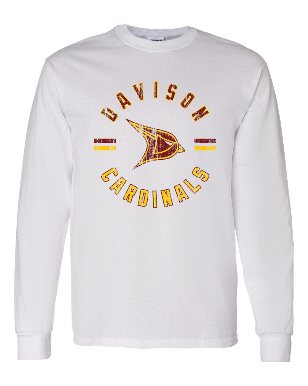 Davison Cardinals Circle Logo Long Sleeve Shirt