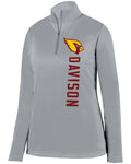 Davison Cardinals Ladies 1/4 Wicking Fleece Pullover