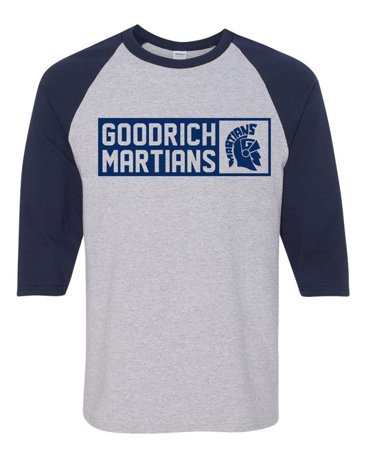 Goodrich Bar Logo Raglan 3/4 Sleeve