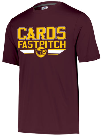 Cards Fastpitch Russell Performance T-Shirt