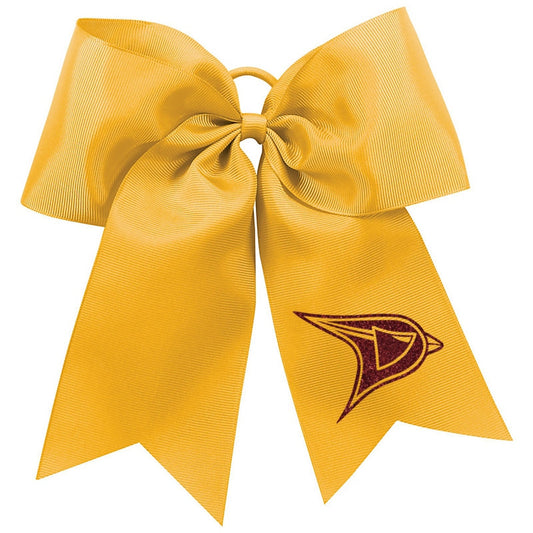 Davison Glitter Football Bird Hair Bow