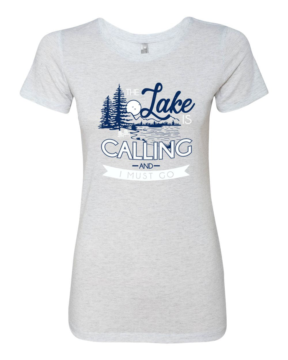 The Lake Is Calling Ladies T-shirt