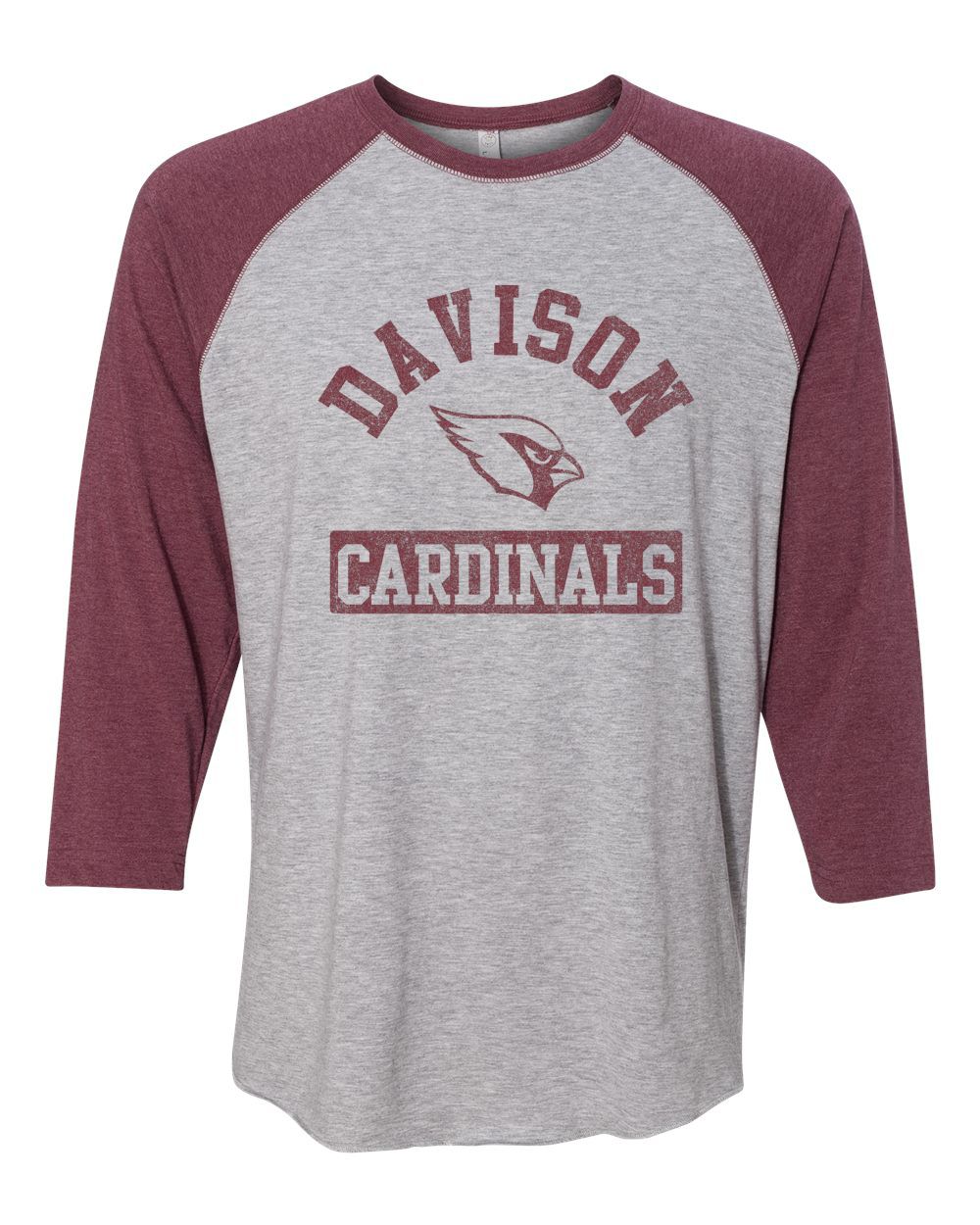 Davison Vintage Raglan 3/4 Sleeve