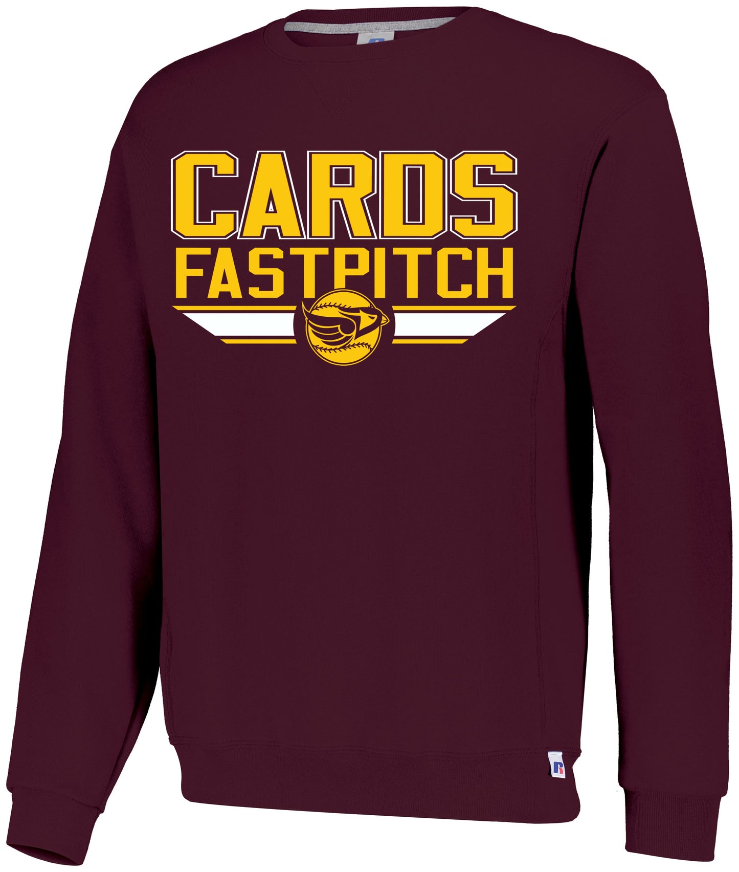 Cards Fastpitch Dri-Power Crew Sweatshirt - Bar Logo