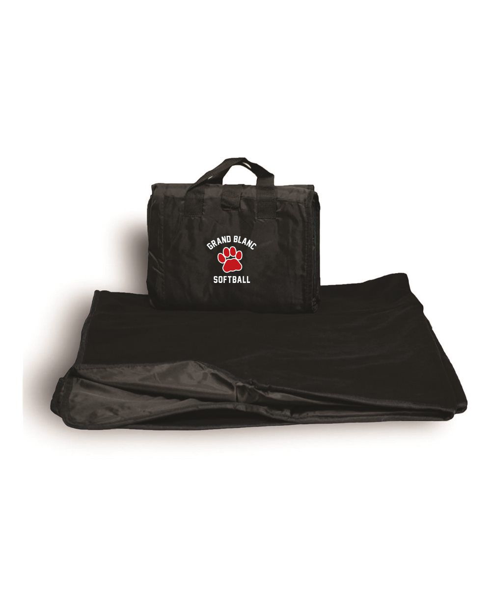 Grand Blanc Softball Embroidered Fleece Blanket