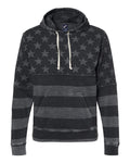 Black American Flag Triblend Hood