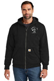 Michigan Scooter Geeks Embroidered Carhartt® Midweight Thermal-Lined Full-Zip Sweatshirt