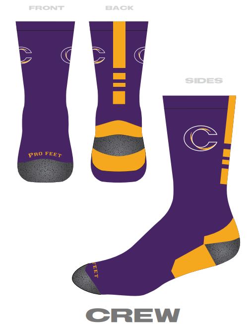 Caro Tigers Performance Socks (Multiple Sizes) - Schall