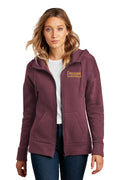 Davison Cardinals Women’s Fleece Drop Shoulder Full-Zip Hoodie