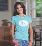 Great Lakes Unsalted & Shark Free Ladies Ringer Tee