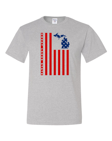 Michgan Flag TShirt – K&C's Special T's & Cool Beans Graphics