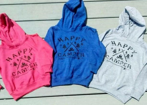 Toddler Happy Camper Hoodie