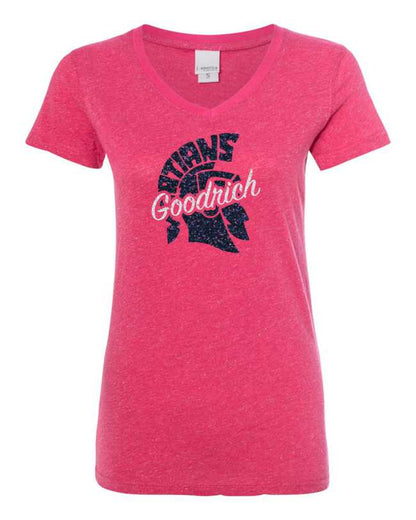 Martians Glitter-on-Glitter Ladies T-shirt