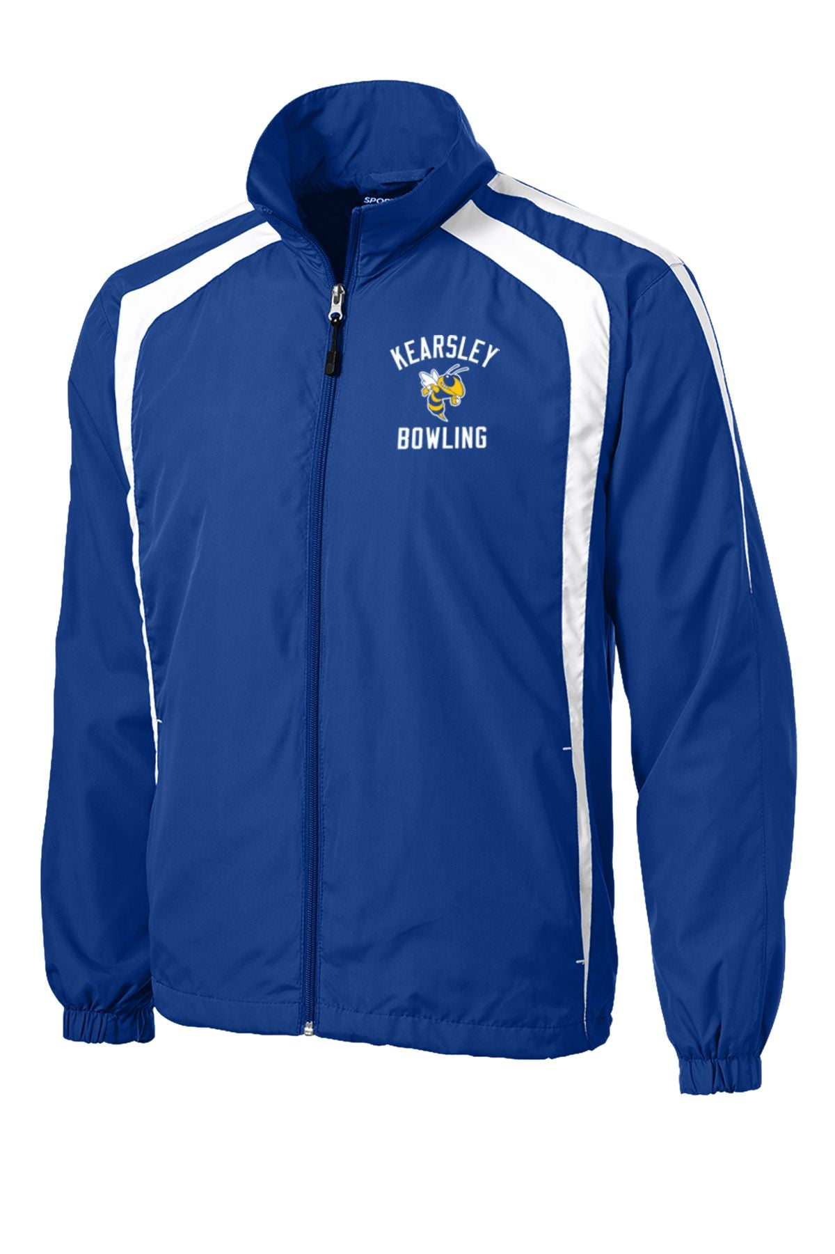 Kearsley Bowling Colorblock Raglan Full Zip Jacket