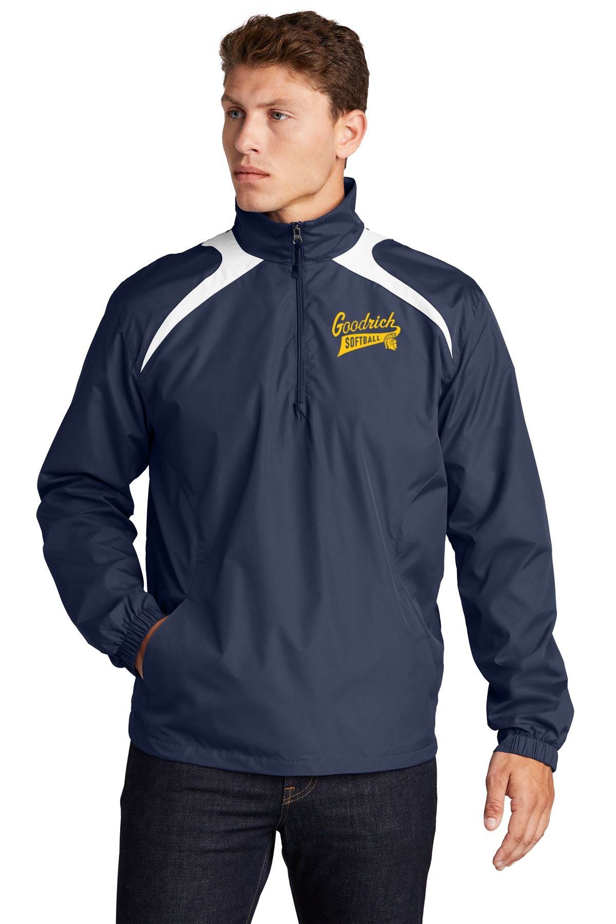 Goodrich Softball Club 1/2 Zip Wind Shirt