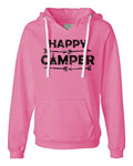 Ladies Happy Camper V-Notch Sweatshirt