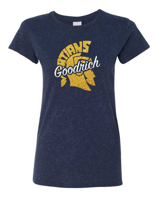 Martians Glitter-on-Glitter Ladies T-shirt