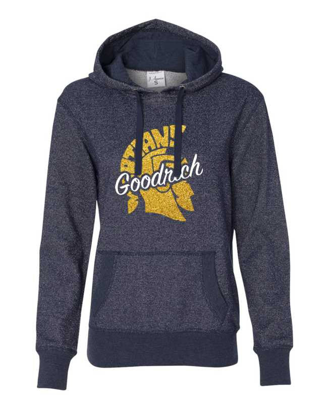 Glitter-on-Glitter Ladies Martians Hoodie