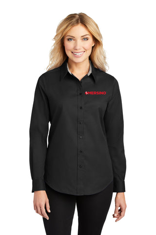 Mersino Port Authority® Ladies Long Sleeve Easy Care Shirt