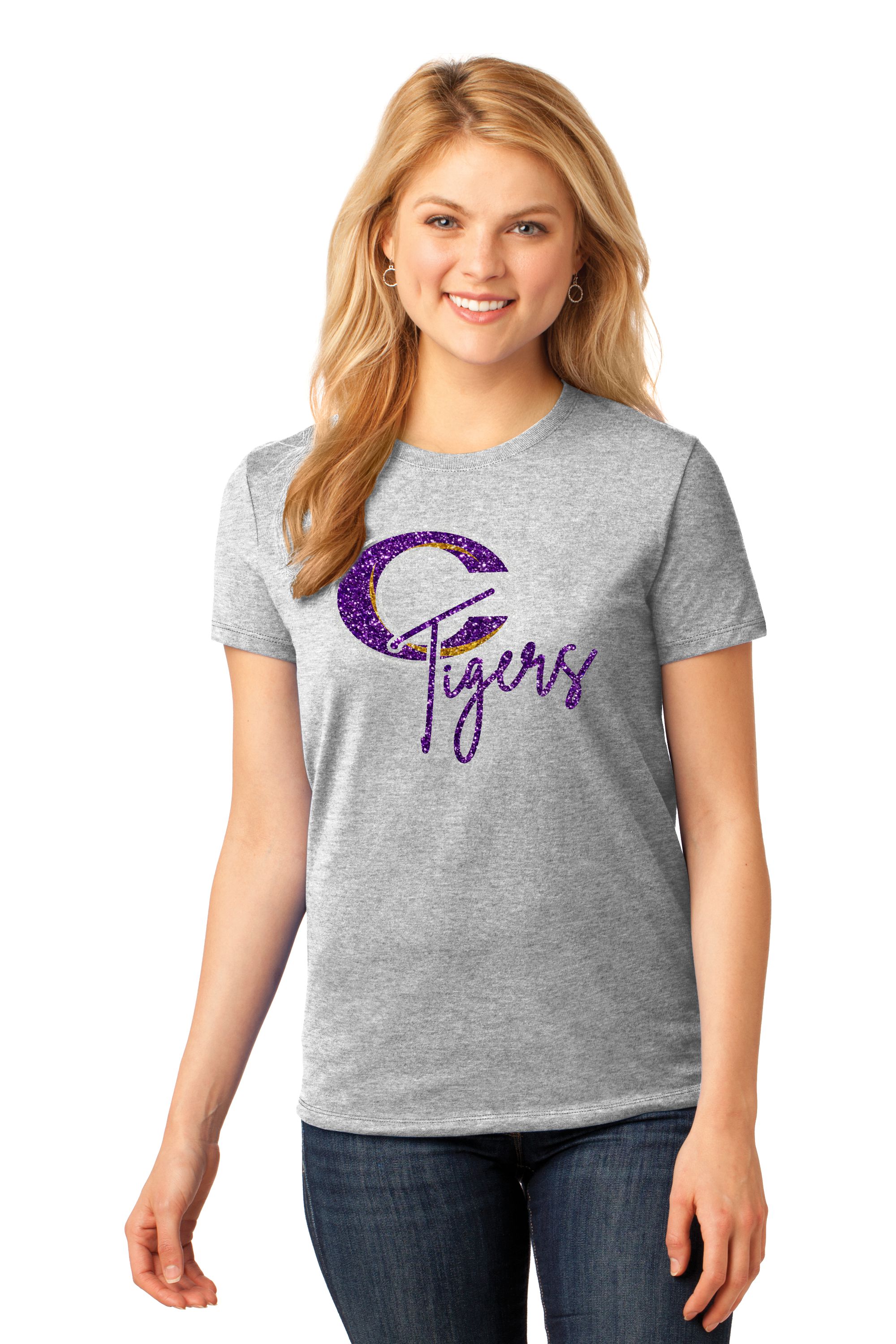 Caro Glitter Ladies T-shirt - Schall