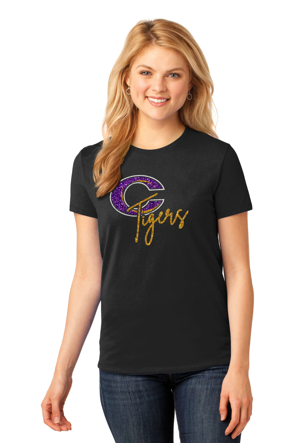 Caro Glitter Ladies T-shirt - Schall