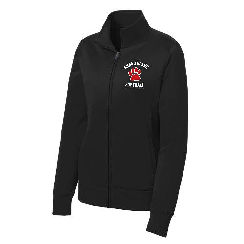 Grand Blanc Softball Performance Fleece Full Zip Jacket
