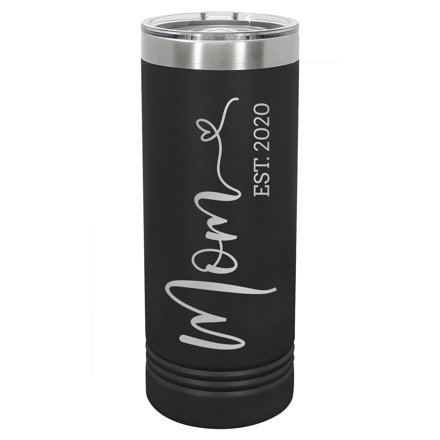 Mom Engraved 22oz Skinny Tumbler