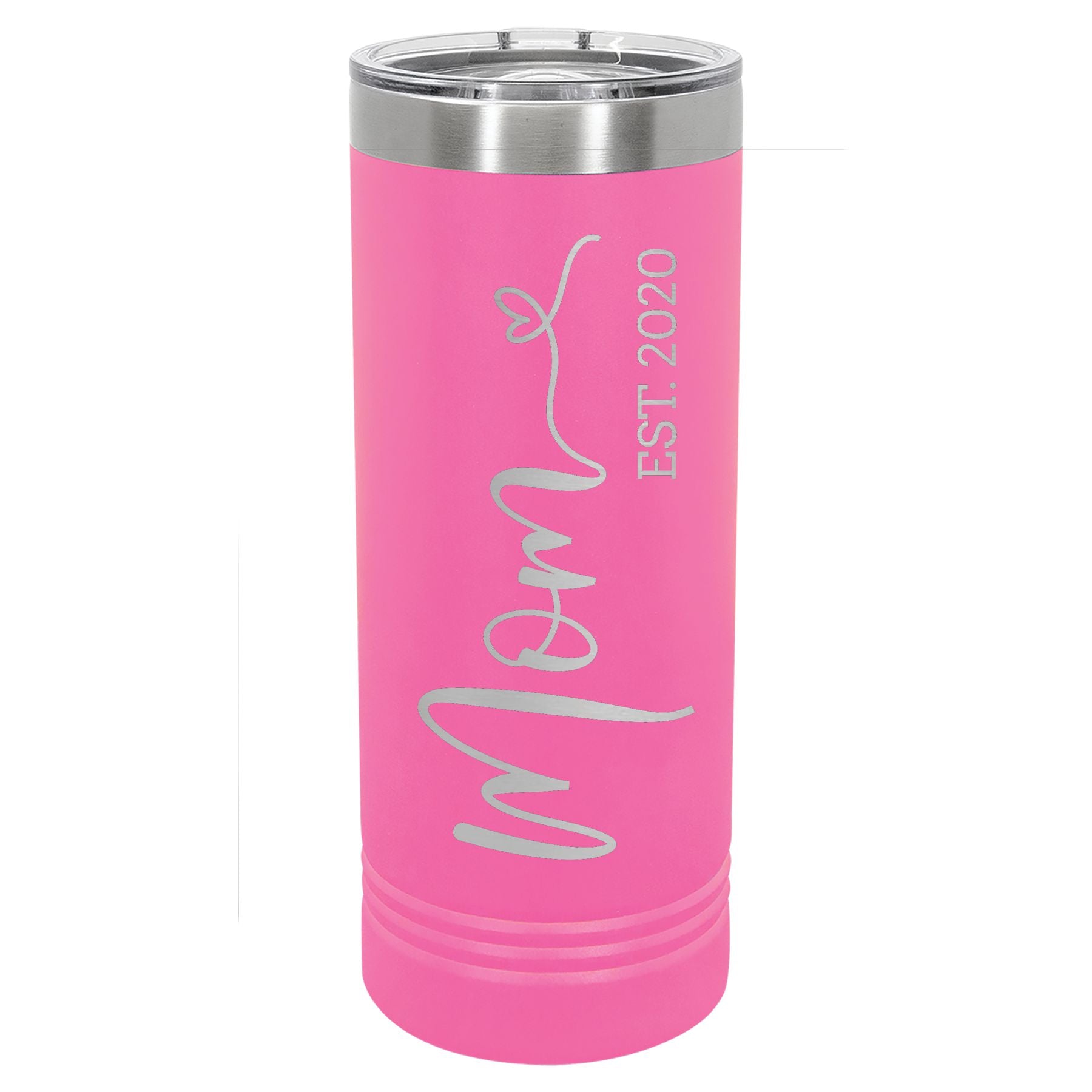 Mom Engraved 22oz Skinny Tumbler