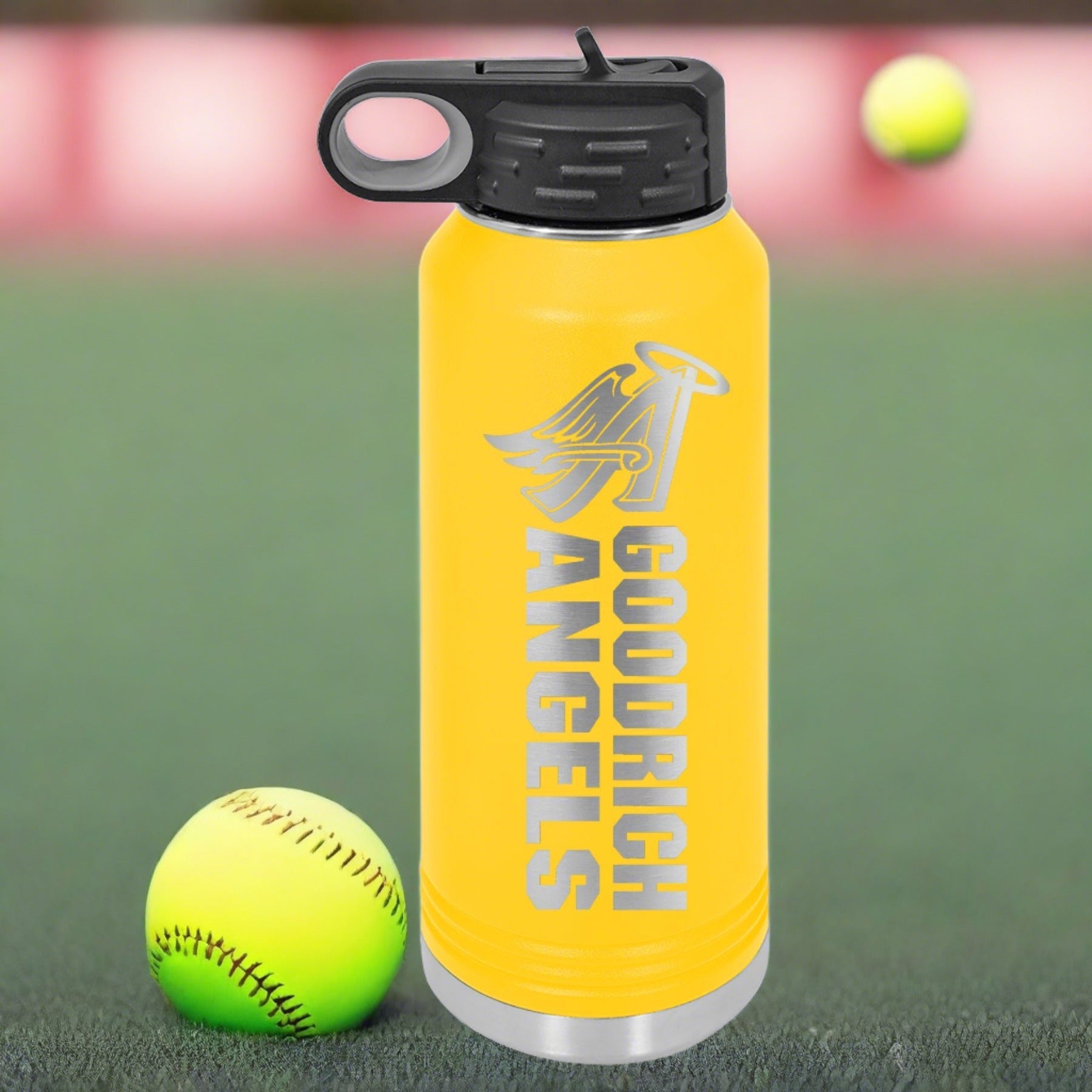 Goodrich Angels Engraved Water Bottle