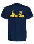 Unisex Michigan Antler Tee