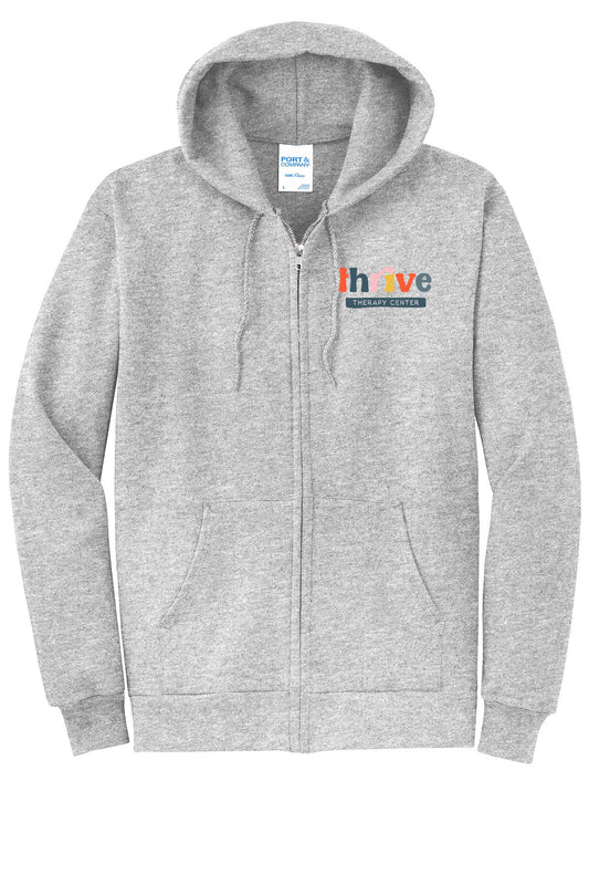 Thrive Therapy Hooded Zip Up Sweatshirt