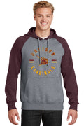 Davison Raglan Colorblock Pullover Hooded Sweatshirt