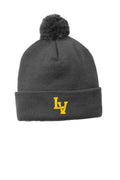 Lakeville Solid Pom Pom Beanie