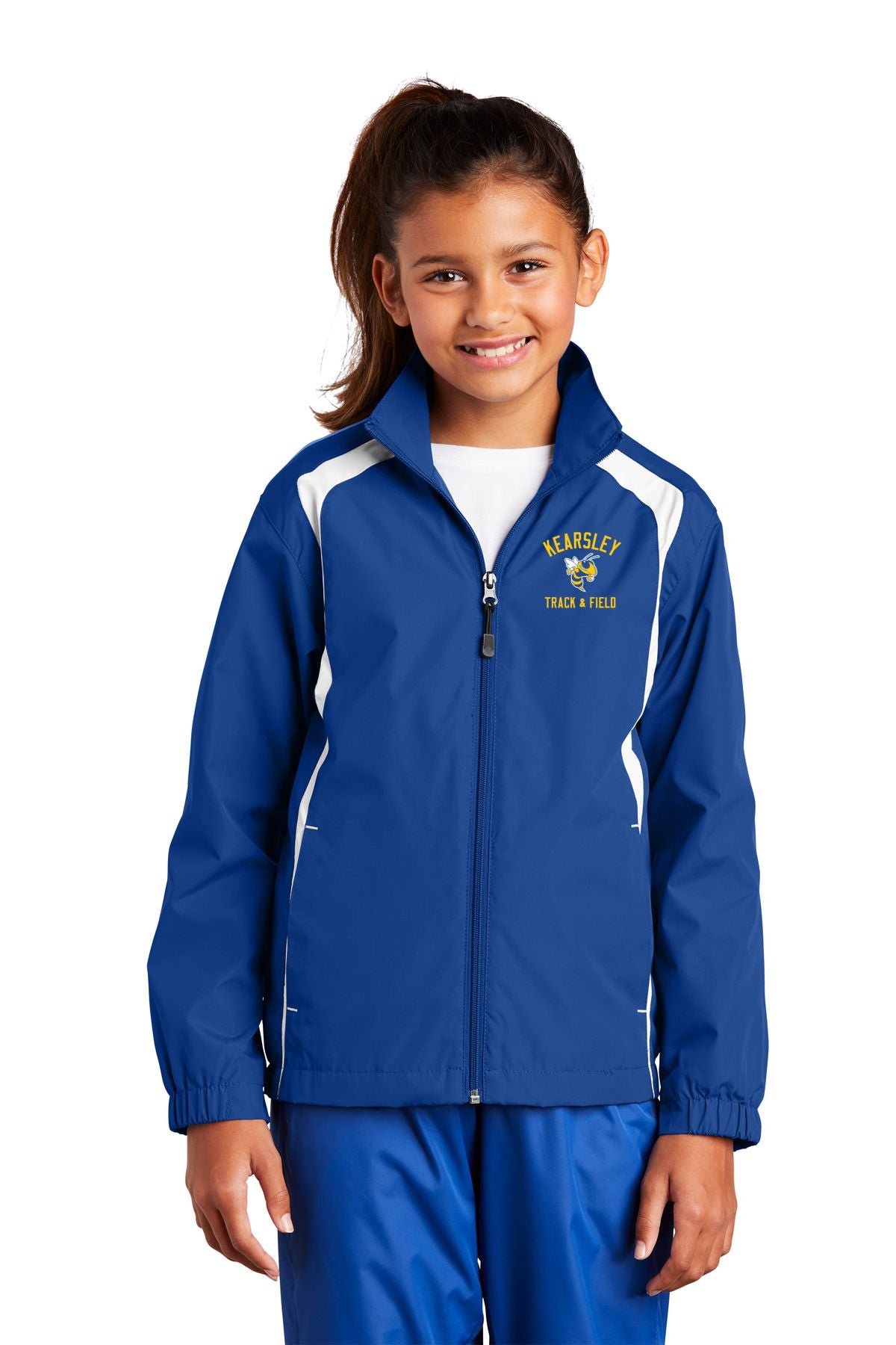 Kearsley Track & Field Colorblock Raglan Full Zip Jacket