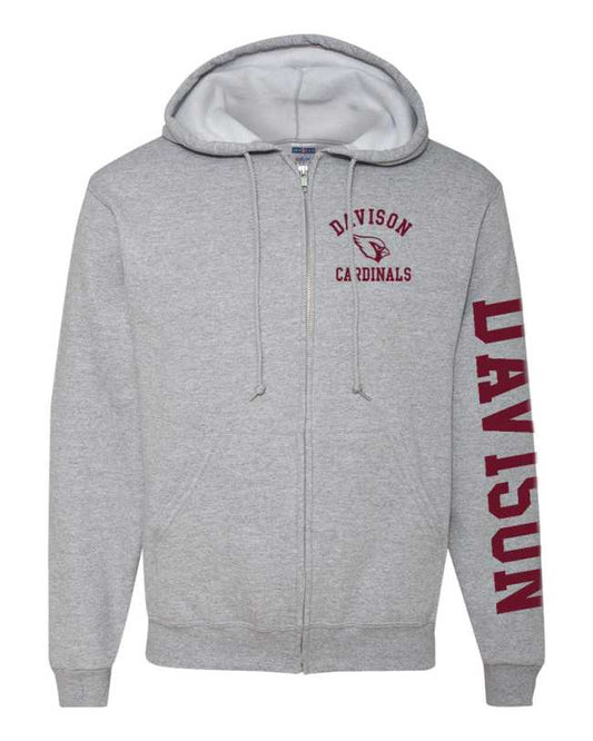Davison Cardinals Full Zip Jacket