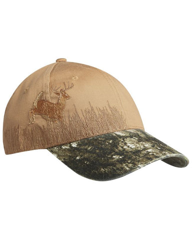 Deer Embroidered Camouflage Cap