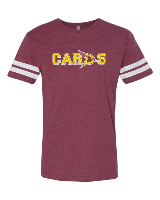 Cards Short Sleeve Stripe Jersey Tee