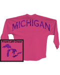 Pink/Purple Glitter Billboard Jersey