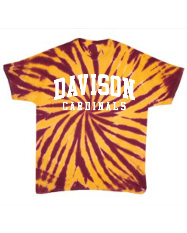 Davison Cardinals Tie Dye T-shirt