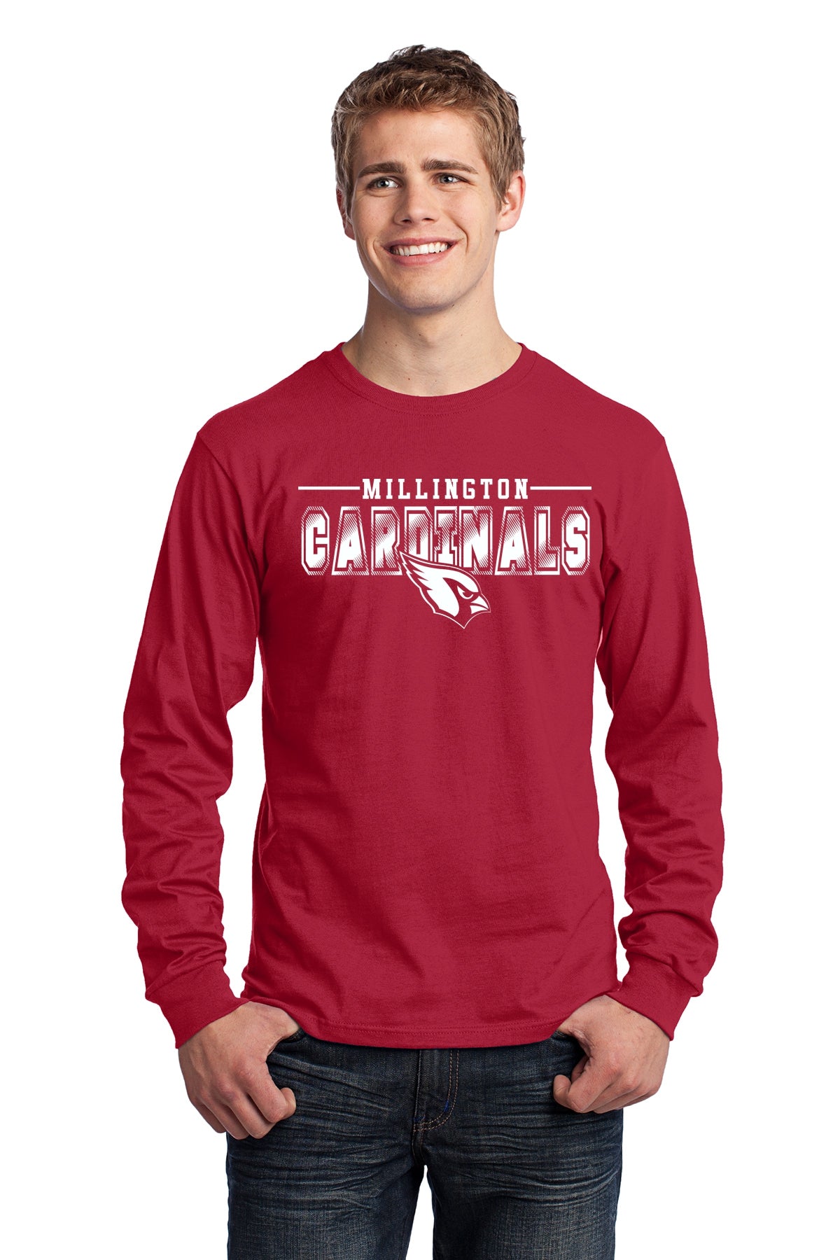 Millington Cardinals Basic Long Sleeve Shirt