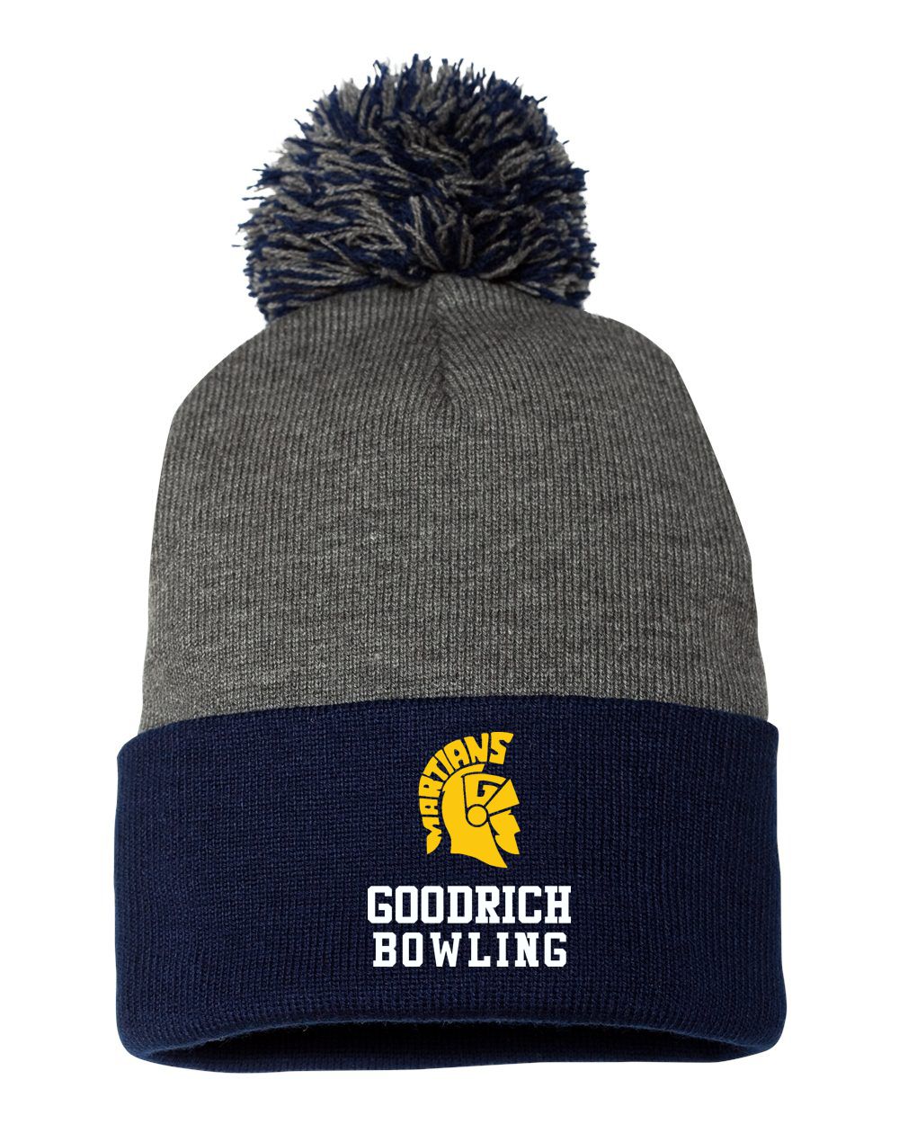 Goodrich Bowling Pom-Pom 12" Knit Beanie