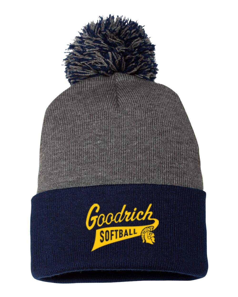 Goodrich Softball Pom-Pom 12" Knit Beanie