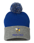 Kearsley Track & Field Pom-Pom 12" Knit Beanie