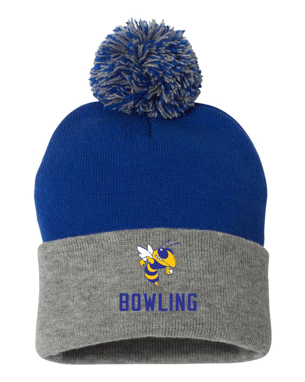 Kearsley Bowling Pom-Pom 12" Knit Beanie