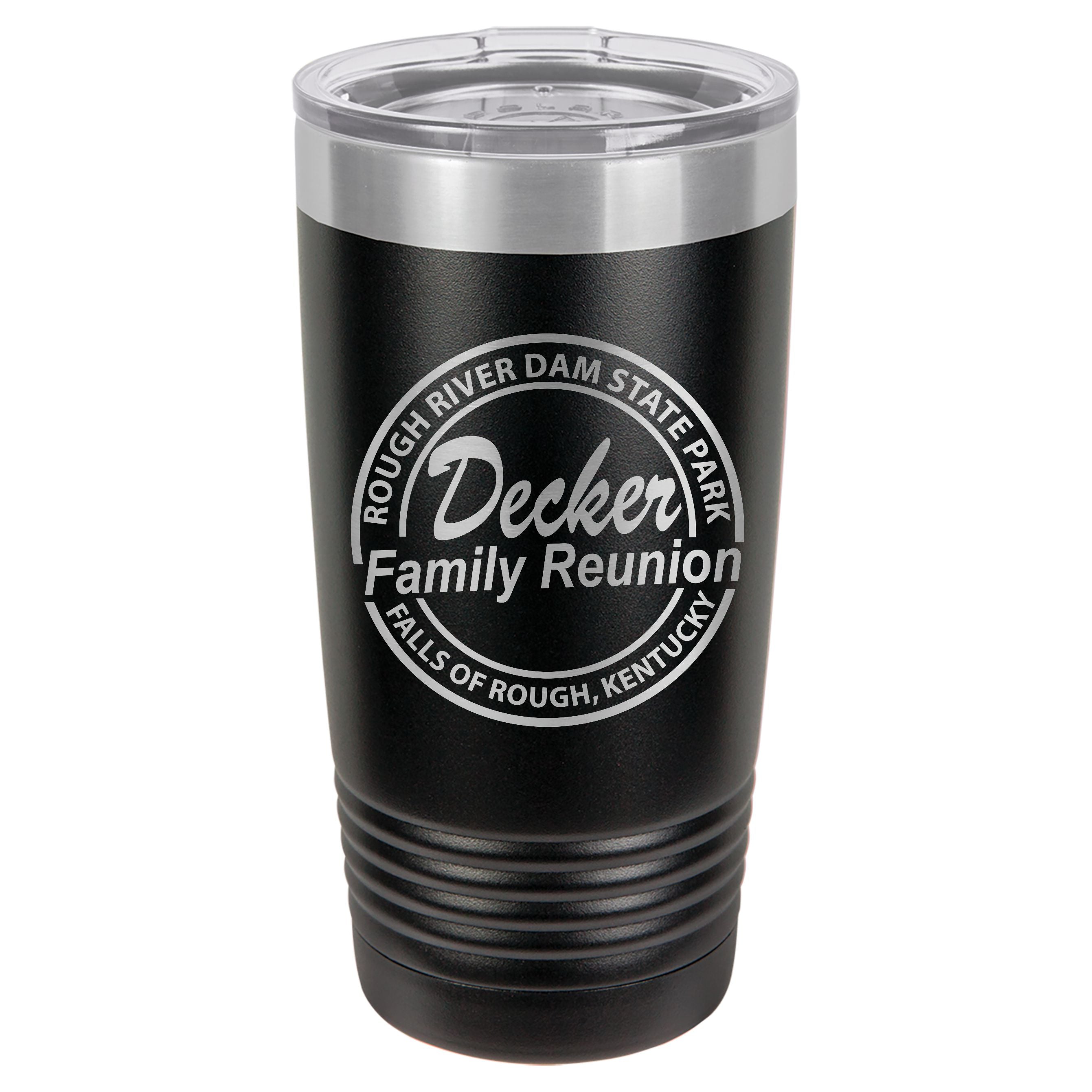 Decker Family Reunion Engraved 20oz Ringneck Tumbler