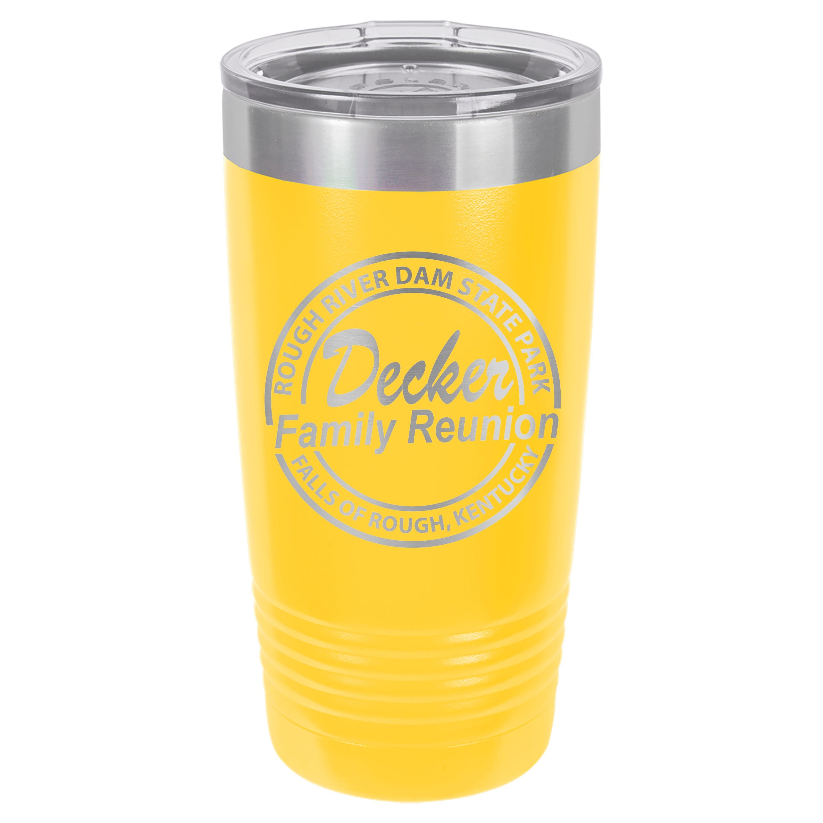 Decker Family Reunion Engraved 20oz Ringneck Tumbler