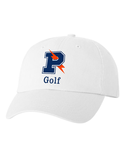 White Powers Golf Buckle Back Hat
