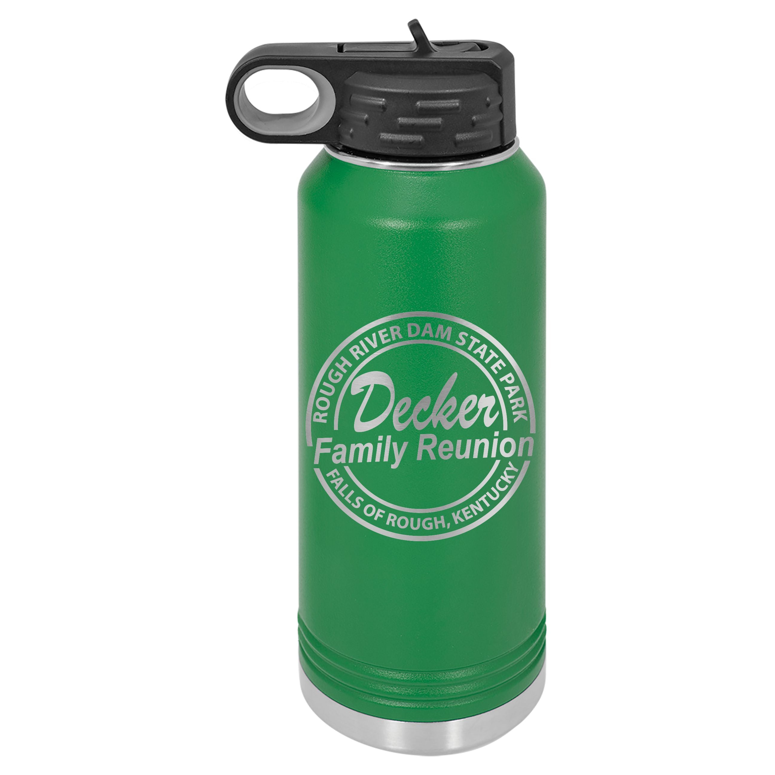 Decker Family Reunion Engraved 32oz Water Bottle