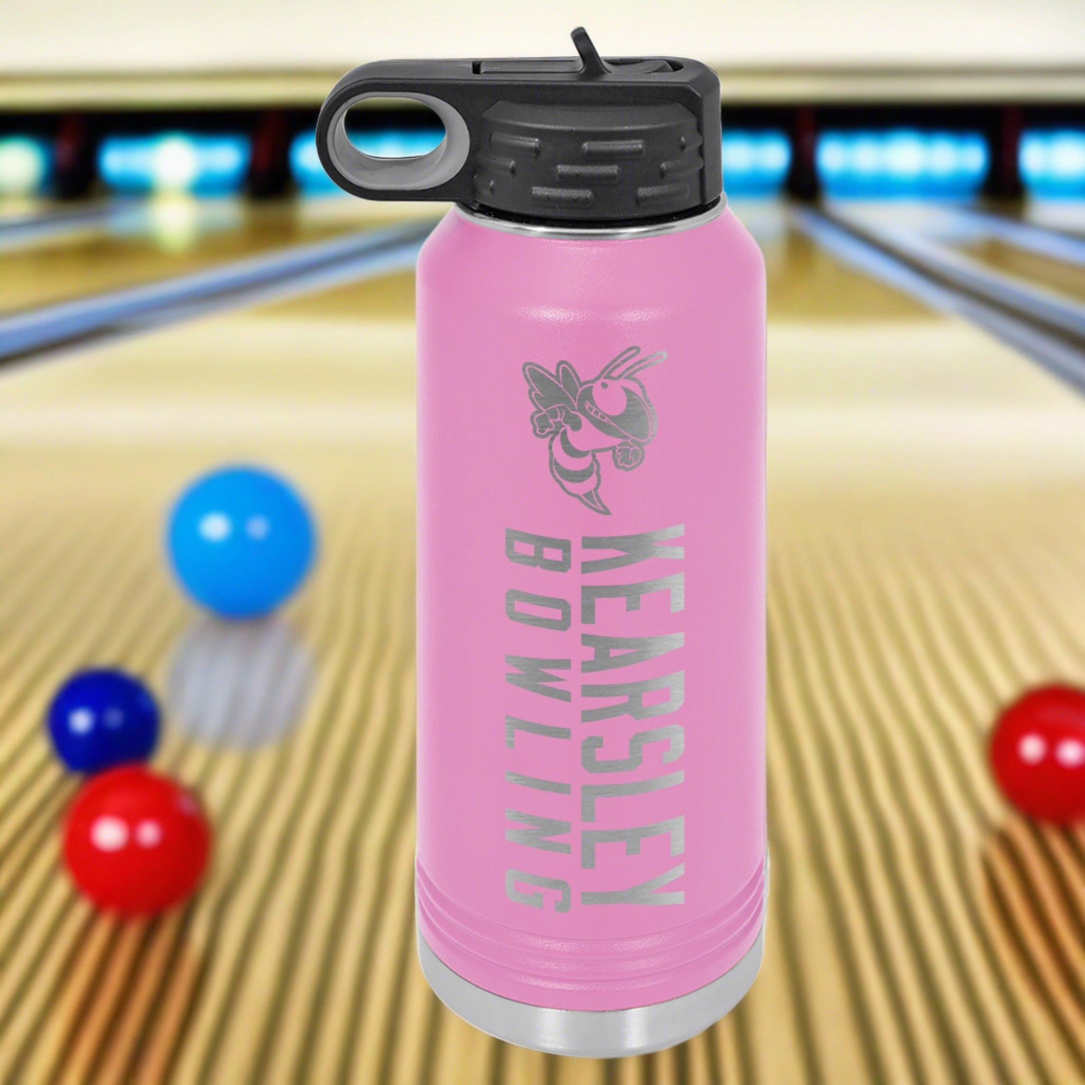 Kearsley Bowling Engraved 32oz Water Bottle