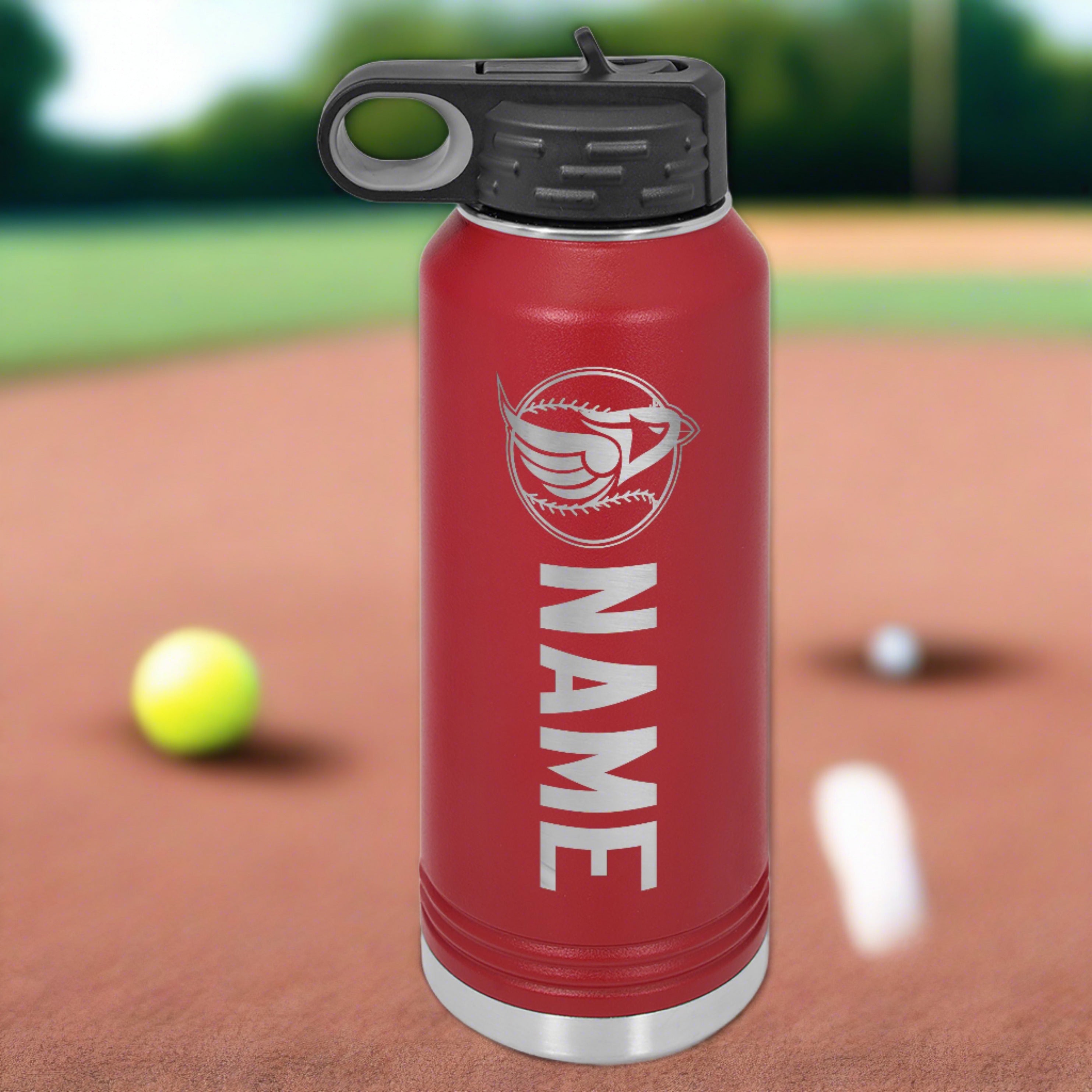 Davison Softball Engraved 32oz Water Bottle